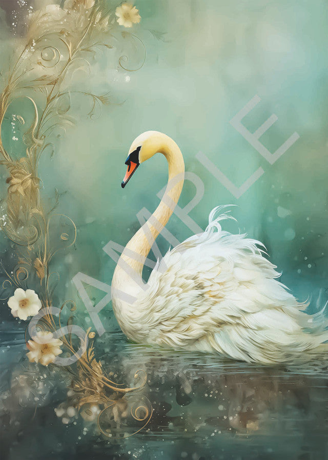 Calambour Dreamscape Swan (Left Facing) T175