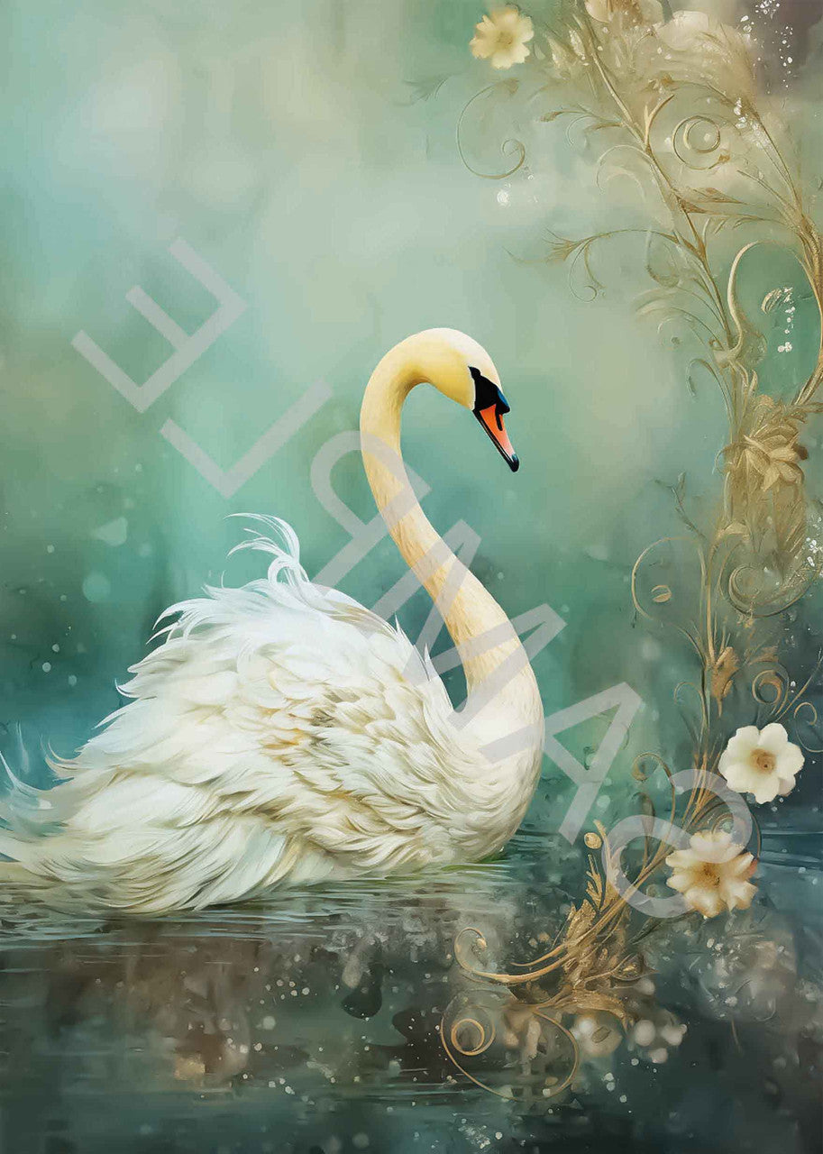 Calambour Dreamscape Swan (Right Facing) T175bis