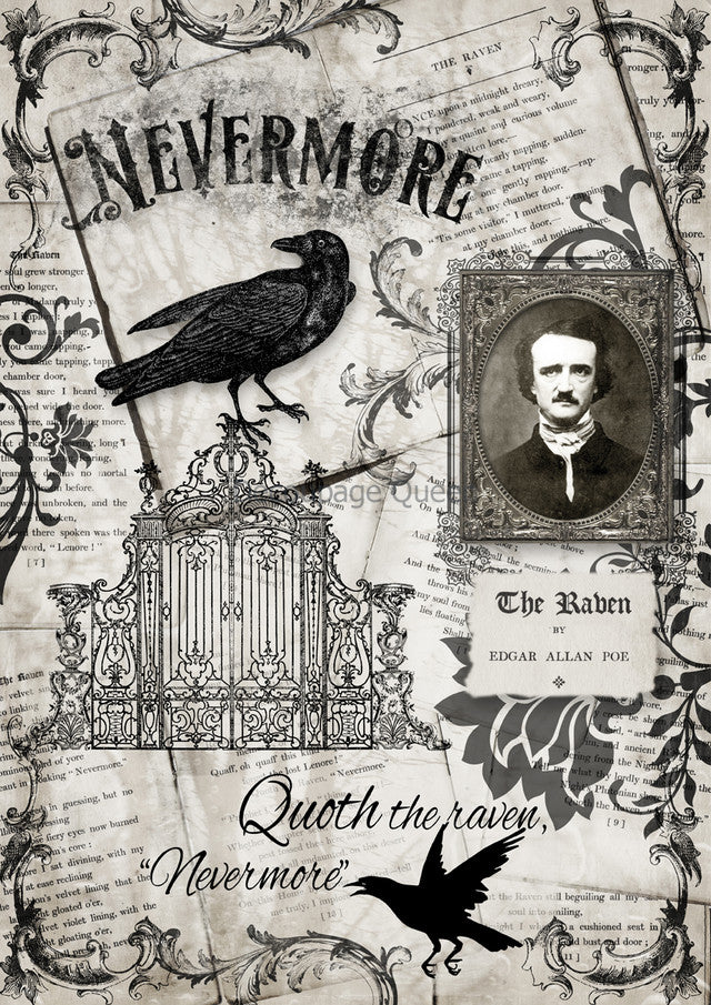 Decoupage Queen-Nevermore 0619