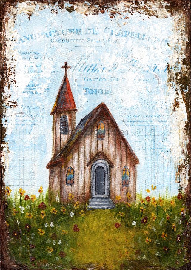 Teresa Rene Art-The Wedding Chapel 0647