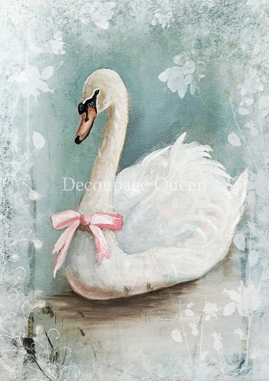 Teresa Rene Art-Winter Swan 0700