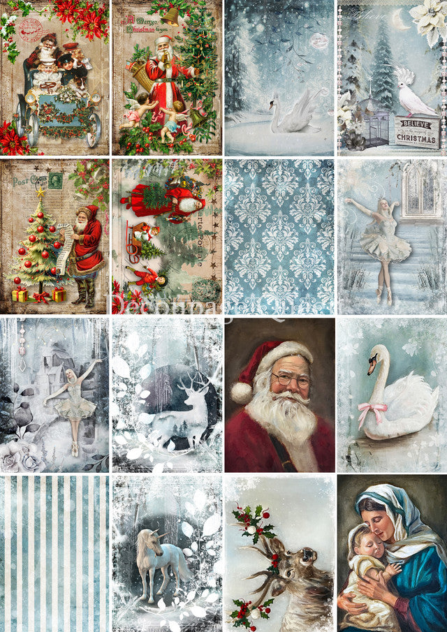 Decoupage Queen-Winter Minis 0705