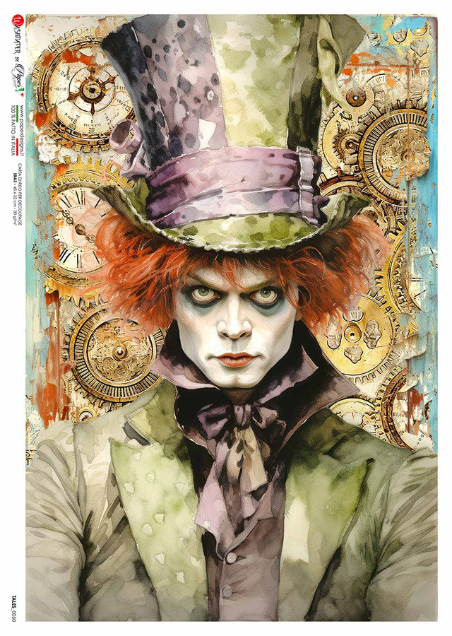 Paper Designs-Green Mad Hatter-Tales 0050