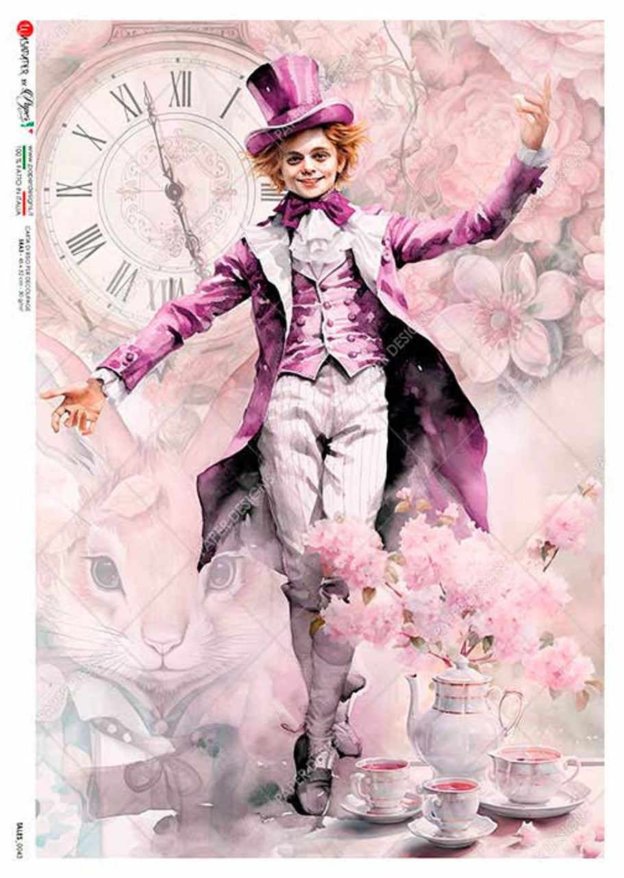 Paper Designs-Purple Mad Hatter-Tales 0043